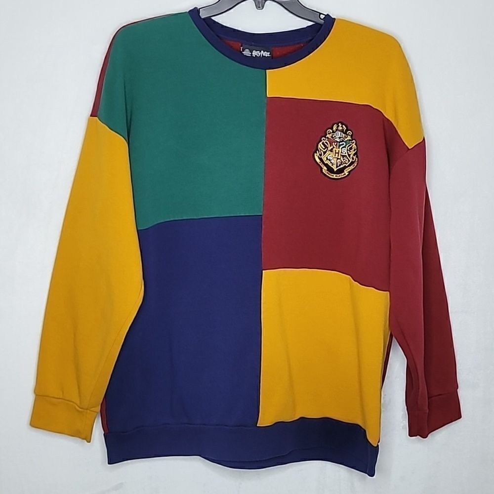 Harry Potter Hogwarts Colorblock Crewneck Sweater Size 2X‎